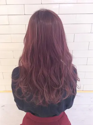 セミロング カラー レイヤーカット× 髪質改善たもりのヘアスタイル