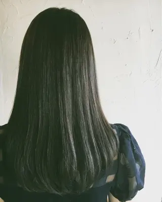 ミディアム セミロング ロング カラー LoRE hair 四条河原町 西尾友里のヘアスタイル