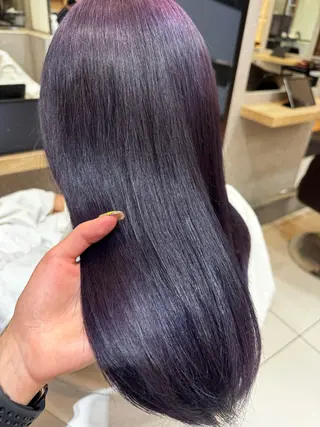 セミロング カラー beaute錦糸町 🦖⋆͛yuka💚のヘアスタイル