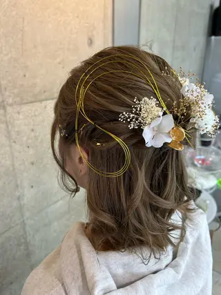 ヘアアレンジ OSHARE DOROBO bis所属・槇野 彪海のヘアスタイル