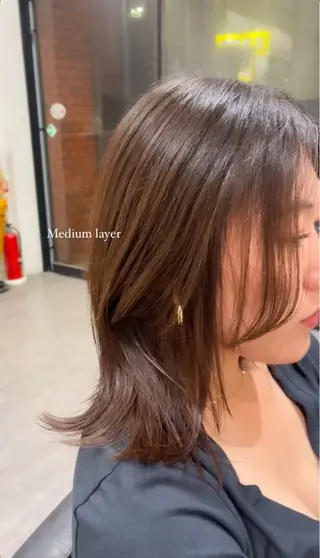 ミディアム cocotte🦋 miyuのヘアスタイル