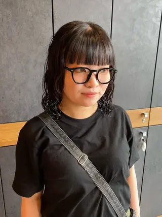 ショート パーマ Latte川原店所属・金古 美優のヘアスタイル