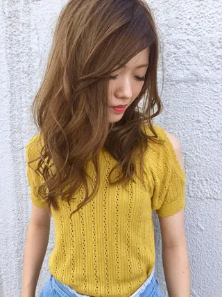 ロング カラー ヘアアレンジ Hair＆ＭakeEPIC所属・hair &make EPICRUMIのヘアスタイル