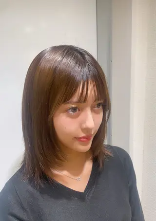 ミディアム カットモデル募集💎 YURA🌷🫧のヘアスタイル