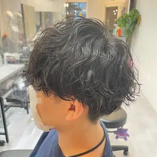 ショート 髪質改善× ハイライト溝江のヘアスタイル