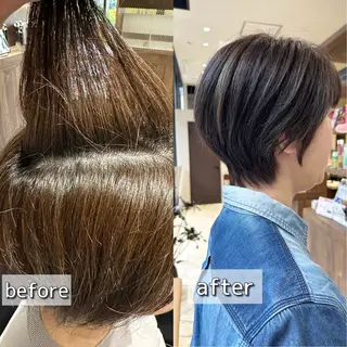 ショート GIEN 西宮ガーデンズプラス所属・中尾 碧斗のヘアスタイル