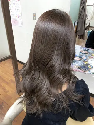 ロング カラー ヘアメイクオレンジ　tre所属・隈本 崇真のヘアスタイル