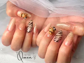 ネイル Queen nail 北堀江 ASUKAのネイルデザイン