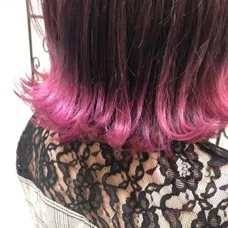 ミディアム カラー 原田 龍之介のヘアスタイル