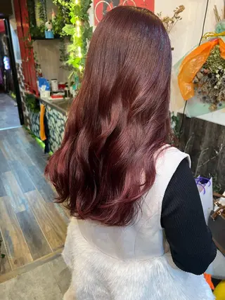 ロング カラー カラーパティシエ facce🌼ikoのヘアスタイル