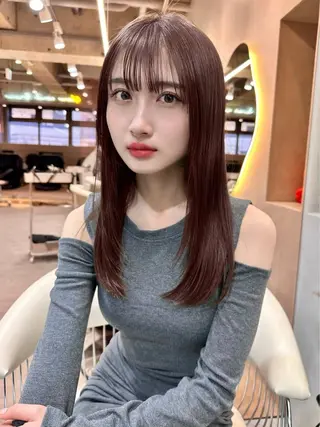 ミディアム カラー ショート特化/ 似合わせカット/高津のヘアスタイル