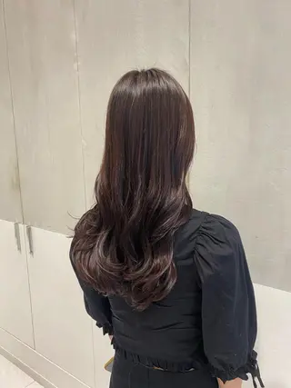 ロング カラー ナチュラル/韓国💎 haruka 💎のヘアスタイル