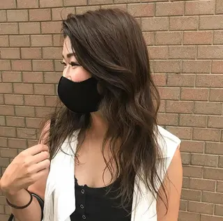 ロング icie所属・大阪ヴィーガンサロン KANAKOのヘアスタイル