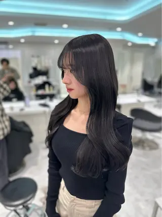 セミロング カラー ♡上品韓国髪♡ブラ ウン/SAYATOのヘアスタイル