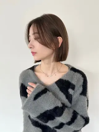 ミディアム 美髪×縮毛矯正 水上真由美😘のヘアスタイル