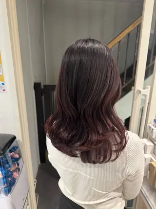 ミディアム カラー 🍓URARA 🥀最強ハイトーン❤のヘアスタイル