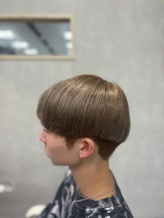 ショート カラー メンズ メンズ特化韓国風 パーマスタイル/りんのヘアスタイル