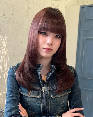 セミロング カラー パーマ ヘアアレンジ charme【 シャルム 】所属・ボブ/レイヤー/ nanamiのヘアスタイル