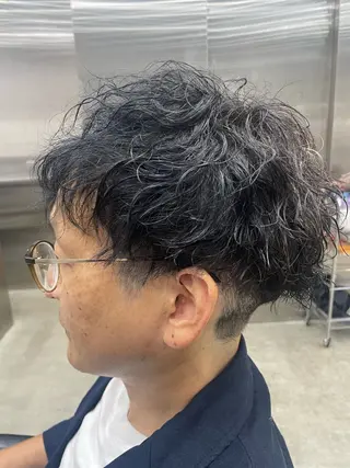 パーマ メンズ fifth天神大名Ⅱ所属・fifth天神 パーマ特化 石橋航海のヘアスタイル