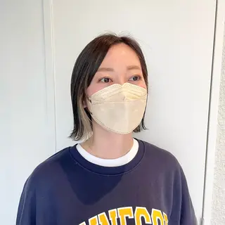 ショート カラー 透明感カラー/ 寺田千雅子のヘアスタイル