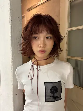 ショート カラー CACHÉ HORIE所属・CACHÉ わっちょのヘアスタイル