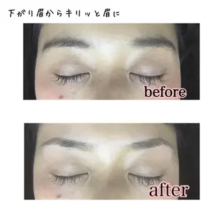 ショート ミディアム セミロング ロング カラー パーマ ヘアアレンジ ネイル マツエク・マツパ 眉毛サロン DUAL 恵比寿の眉毛・アイブロウイメージ