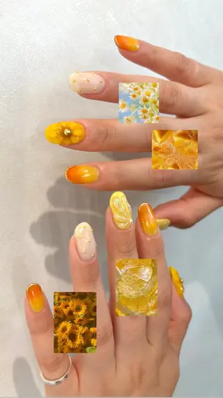 ネイル 丸谷 みくのネイルデザイン