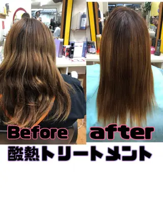 セミロング B-W ⭐️REIKOのヘアスタイル