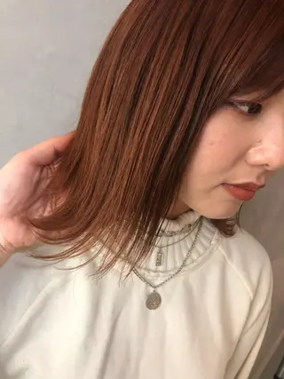 ミディアム MIYU💋💖 〈XENA渋谷本店〉のヘアスタイル