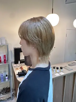 ショート カラー メンズ ［  ］Shiro所属・Shiro RENのヘアスタイル