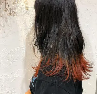 セミロング カラー 圧倒的透明感カラー nana🦕のヘアスタイル