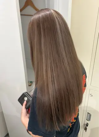 セミロング カラー ヘアアレンジ 🤩立川で垢抜け絶対 💇⭐️✂️石川雄登のヘアスタイル