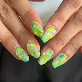 ネイル Hata nail /個性派ニュアンスのネイルデザイン