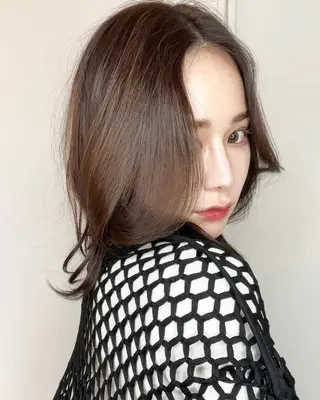 ミディアム シバタ ショウゴのヘアスタイル