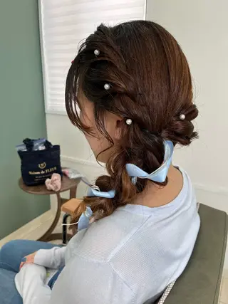 セミロング ヘアアレンジ M.arc 【マーキ】のヘアスタイル