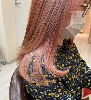 ロング カラー 清水 有実子のヘアスタイル