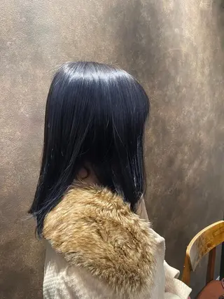 ミディアム ブリーチ＆縮毛矯正 🧸tomoki🧸のヘアスタイル