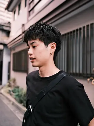 ショート パーマ メンズ スパイキーショート /パーマ/山本孝明のヘアスタイル