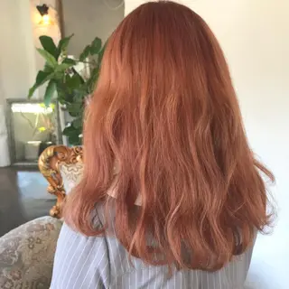 セミロング カラー Joule銀座 石山あやのヘアスタイル