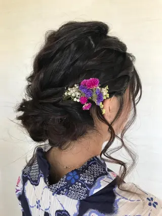 ヘアアレンジ ラブーケ中川中島店 クラタチカコのヘアスタイル