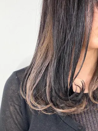 ミディアム カラー  渡部 妃月のヘアスタイル