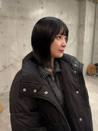 ミディアム Qin shaire salon 原宿所属・🌿パーマ/ボブ/ レイヤー/Mikiのヘアスタイル