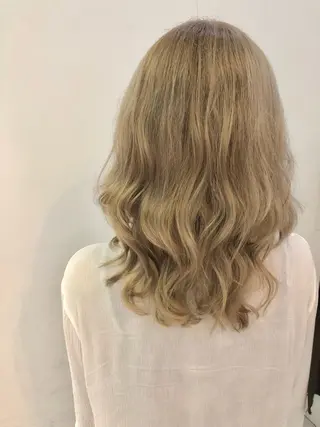 ロング カラー Hair ruup Rell所属・デザインカラー/スパ 竹西 成美のヘアスタイル