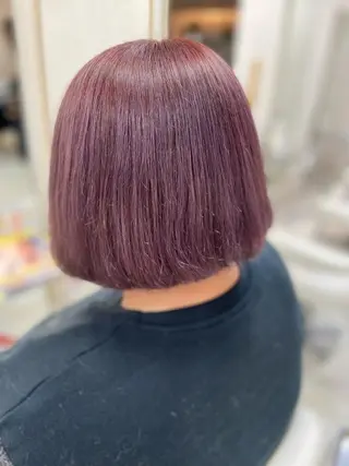 ミディアム カラー 菊地 美憂のヘアスタイル