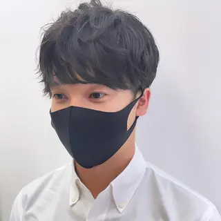 ミディアム ボブパーマ ♡ヨシカワハナコのヘアスタイル