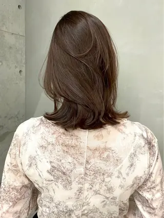 ミディアム カラー レイヤー/柔色 カラー/SAkiのヘアスタイル