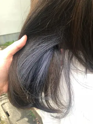 セミロング カラー 國次 夕貴のヘアスタイル