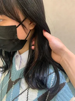 ロング カラー ayumi🌈 インナーカラー🌈のヘアスタイル