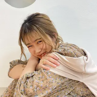 ミディアム JILL    hair所属・maki💖 ボブ/縮毛矯正のヘアスタイル