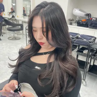 ロング MOE 福岡韓国ヘア✧︎のヘアスタイル